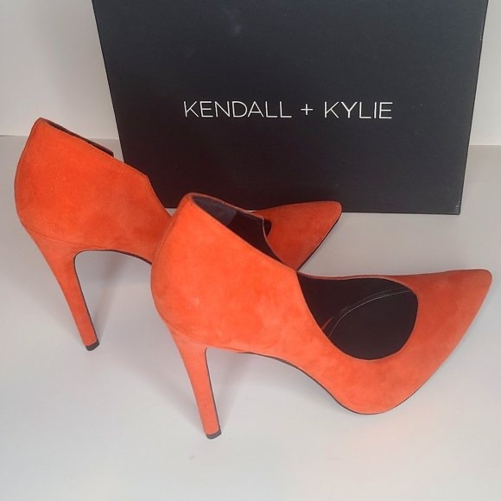Kendall and Kylie brand new in box orange pumps